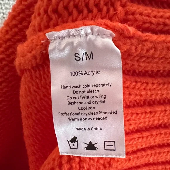 Understarted Leather Rodeo Duster Cardigan Sweater Med Orange Fringe Western - Picture 14 of 16